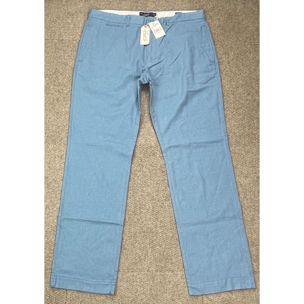 Grayers Clothiers Bombfell Provincial Blue 5 Pocket Mens Dress Pants Size  38x34